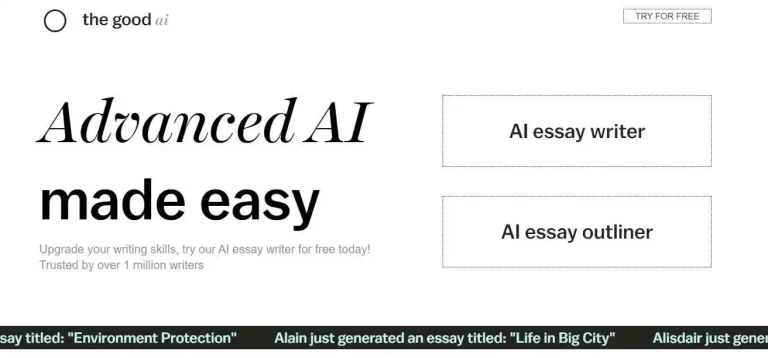 The good AI| Best AI-POWERED AND WORK TOOL 2024