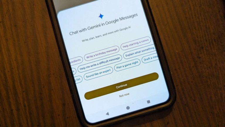 You can now use Gemini in Google Messages, if you’re among the lucky few
