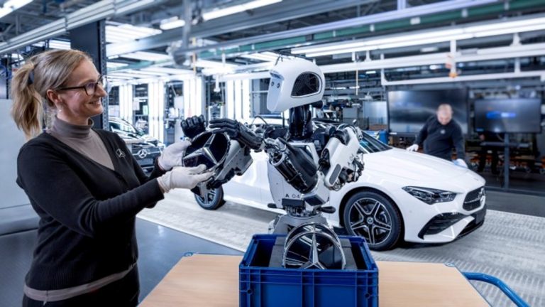 Mercedes-Benz Trials Humanoid Robots for Car Manufacturing