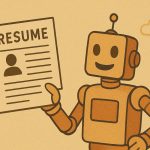 A robot with his resume, generated with GPT