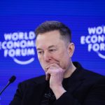 Elon Musk, chief executive officer of Tesla Inc., during the World Economic Forum (WEF) in Davos, Switzerland, on Thursday, Jan. 22, 2026.
