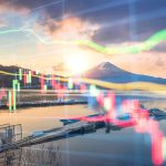 Data floating over a lake to symbolize a data lake concept.